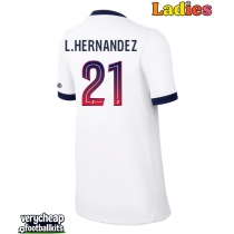 Paris Saint-Germain Lucas Hernandez #21 Replica Away Shirt Ladies 2026-27 Short Sleeve